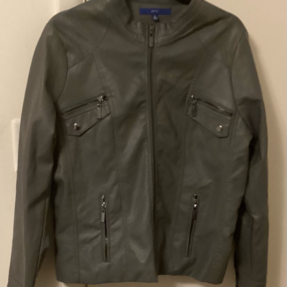 Apt. 9 Imitation Leather Jacket Ladies Size XL